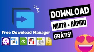 Um dos melhores Gerenciadores de Downloads GRÁTIS Free Download Manager [upl. by Osei439]