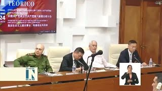 Partidos Comunistas de Cuba y China en Seminario Teórico [upl. by Yelbmik266]