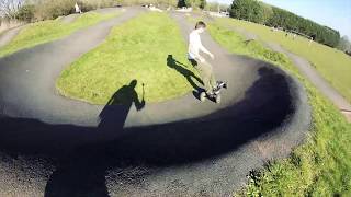 Shepton Mallet BMX Track  Mountainboarding  Feb 2019 [upl. by Attelahs611]