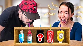 INSANE GUESS THE DRINK Challenge [upl. by Aeht324]