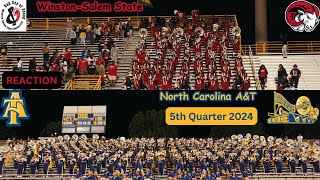 REACTING To quotNorth Carolina AampT vs WinstonSalem Statequot  5th Quarter 2024 [upl. by Un]