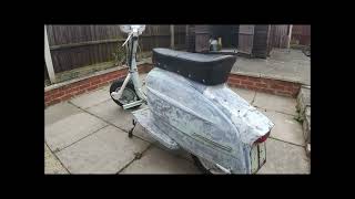 Lambretta Restoration project Li125 1964 [upl. by Ydnor]