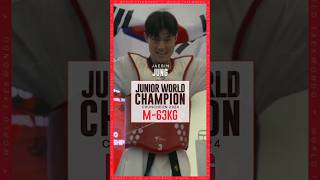 WORLD TAEKWONDO JUNIOR WORLD CHAMPIONSHIPS 2024 CHUNCHEON DAY 1  JAEBIN JUNG HIGHLIGHTS [upl. by Aderf493]