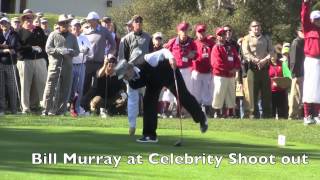 Condoleezza Rice and other celebs swing into action in Pebble Beach at ATampT proam [upl. by Harbour]