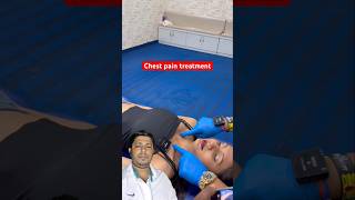 Chest pain treatment chiropractor physiotherapy beauty piercing hospital backpainrelief funny [upl. by Nerag892]