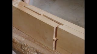 Amazing The Common Wood Joint in Japanese Carpentry Kanawa Tsugi [upl. by Eimareg]