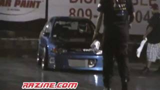 Honda Civic La Menol de Kukitin 938  158 mph Summer Drag Showdown 2011 [upl. by Analle]