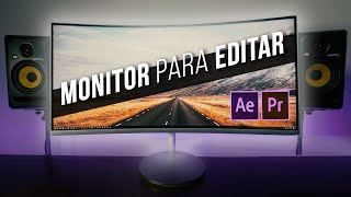 El MEJOR MONITOR para EDITAR videos Samsung UltraWide CF791 [upl. by Onitsoga]