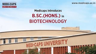 Medicaps introduces BSc Hons in Biotechnology  Medicaps University [upl. by Alisun]