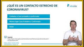 ¿Que es un CONTACTO ESTRECHO de CORONAVIRUS [upl. by Hereld]