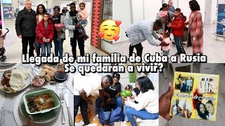 LLEGADA DE MI FAMILIA DE CUBA A RUSIA🥰 TRÁMITES RECIBIMIENTO🫂 TODO LO QUE TRAJERON  8 Nov 2023 [upl. by Crenshaw895]