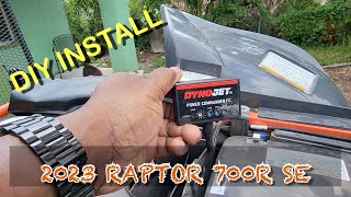 INSTALLING DYNOJET POWER COMMANDER FC ON MY 2023 RAPTOR 700R SE [upl. by Eltrym125]