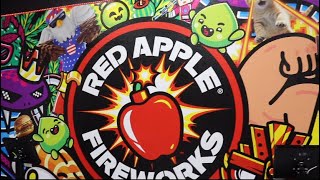 Red Apple fireworks store tour walk through [upl. by Raybin790]