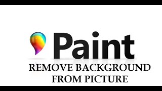 How to Remove Background of Image In Microsoft paint 3D [upl. by Ecnadnac539]