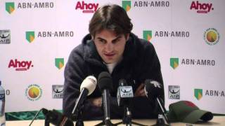 Federer Returns To Rotterdam For First Time Since 2005 [upl. by Annaili]