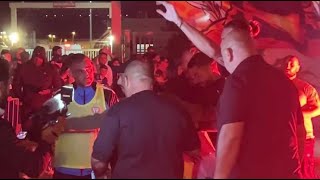 Adrien Rabiot accueilli en fanfare par les supporters marseillais [upl. by Ahsinar993]