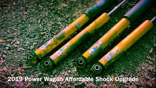 2019 Power Wagon Suspension Shocks Upgrade [upl. by Indnahc]