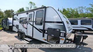 Enjoy the Great Outdoors in the New 2024 Winnebago Micro Minnie 2108FBS [upl. by Ttehc]