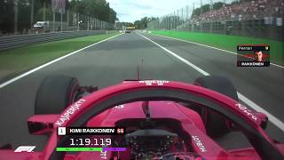 Kimi Raikkonens recordbreaking Monza Pole  2018 Italian Grand Prix [upl. by Margarita944]