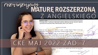 Zagadnienia maturalne  Matura Rozszerzona Angielski  Maj 2022 [upl. by Leivad829]