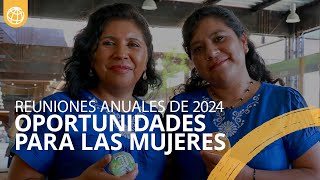 Mujeres transformando el mundo  Reuniones Anuales de 2024 del Banco Mundial [upl. by Westmoreland8]