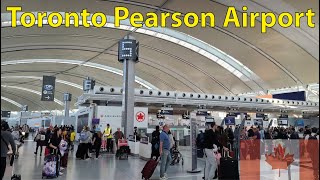 walking tour Toronto Pearson International Airport  Toronto  Canada [upl. by Attehcnoc]