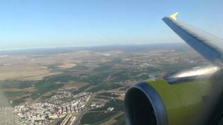 Aterrizaje en Sevilla Vueling airbus A320 landing en Sevilla [upl. by Rubbico]