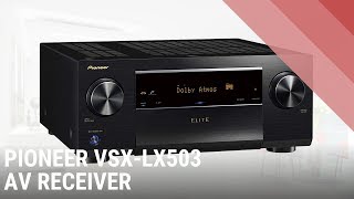 Pioneer VSX LX503 AV Receiver  Quick Look India [upl. by Tolliver998]