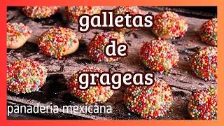 GALLETAS DE GRAGEAS RECETA DE PANADERIA MEXICANA [upl. by Rempe]