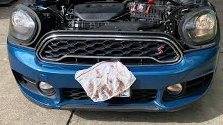 Headlight bulb replacement on a Mini Countryman [upl. by Siri]