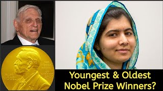 Malala Yousafzai  Who is the Youngest amp Oldest Nobel Prize Winner [upl. by Kcirdef774]