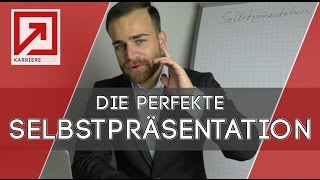 Vorstellungsgespräch  die perfekte Selbstpräsentation mit Beispiel [upl. by Gnanmos]