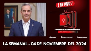 🔴 EN VIVO  PRESIDENTE ABINADER EN quotLA SEMANAL CON LA PRENSAquot 04112024 [upl. by Edelman]