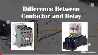 Difference Between Contactors and Relays [upl. by Branca]