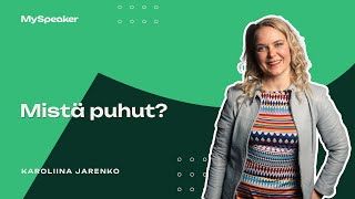 Karoliina Jarenko  Mistä puhut [upl. by Keese449]