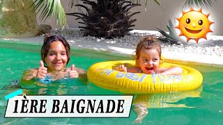 1ÈRE BAIGNADE ET HÔPITAL  😥 Piscine vlog [upl. by Bili]