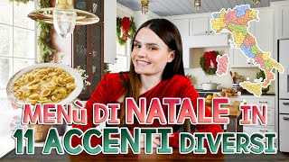 MENù DI NATALE IN 11 ACCENTI DIVERSI [upl. by Ender]