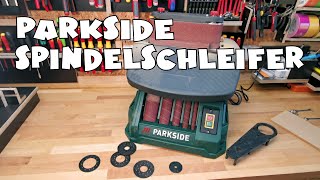 PARKSIDE® Spindelschleifer PSSO 500 A1 oszillierend [upl. by Dreeda915]