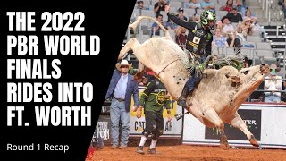 The 2022 PBR World Finals Rides into Ft Worth World Finals Round 1 Recap [upl. by Ahsilrak]