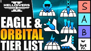 Eagle amp Orbital Stratagems Tier List in Helldivers 2 [upl. by Ettessil]