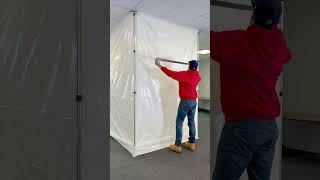 ZIPWALL® Dust Barrier Poles for Dust Barrier in Minutes [upl. by Tonia]