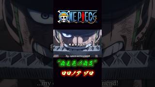 ONE PIECE “覇王色の覇気” ロロノアゾロ onepiece ゾロ 覇王色の覇気 [upl. by Yttig]