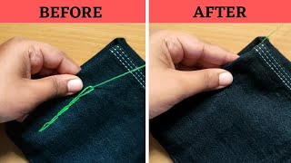 How to Hand Sew a Hidden Stitch or Invisible stitch [upl. by Bernadette740]