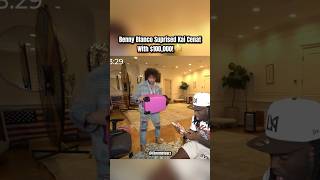 Benny Blanco Suprised Kai Cenat with 100000😳 kaicenatlivestream trending viralvideo [upl. by Fidole]