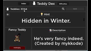 How to find Fancy Teddy  Find The Teddies Roblox [upl. by Forster873]