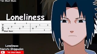 Naruto Shippuden OST  Loneliness Kodoku Guitar Tutorial [upl. by Sterne]