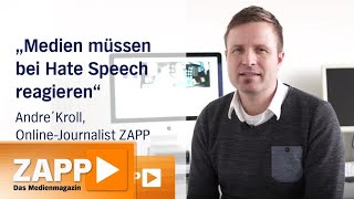 Kommentar quotMedien versagen bei Hate Speechquot  ZAPP  NDR [upl. by Mayda]