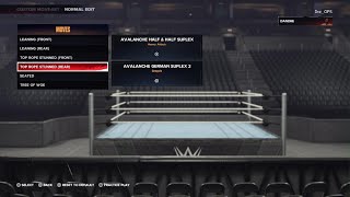 WWE 2K24Dandre New Moveset [upl. by Evvie]