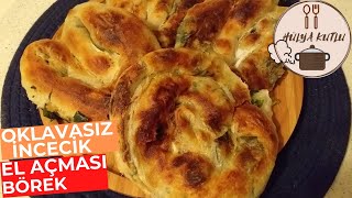 Rekor❗Saniyeler İçinde Oklavasız İncecik El Açması Çıtır Börek Tarifi💯عجينة ملفوفة بدون شوبك😍 [upl. by Clarabelle]