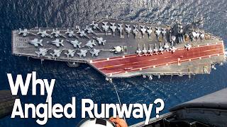 The REAL Reason Angled Runways Exist on Aircraft Carriers [upl. by Ayar]